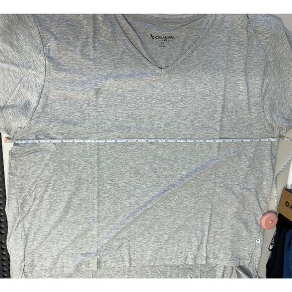 Koolaburra by UGG Jersey Short Sleeve Tunic Heathered Gray Plus Size 3X NWOT - Picture 8 of 9